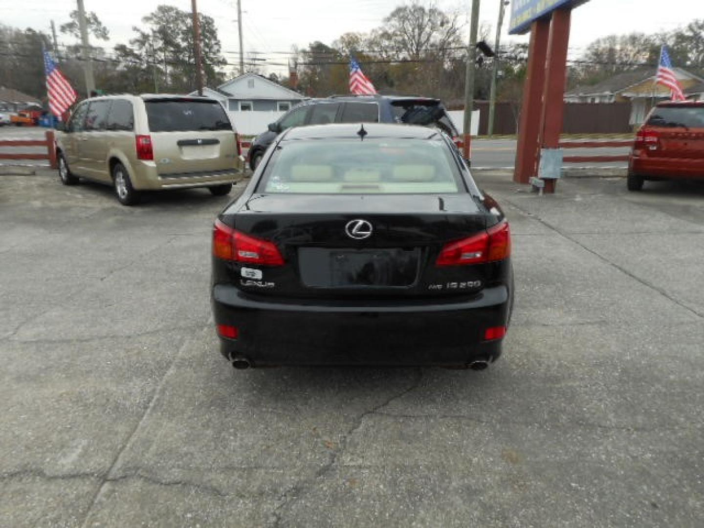 2008 BLACK LEXUS IS 250 BASE (JTHCK262982) , located at 1200 Cassat Avenue, Jacksonville, FL, 32205, (904) 695-1885, 30.302404, -81.731033 - Photo#3